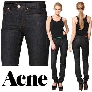 ACNE JEANS Hex DC Dark Indigo Wash~Slim Skinny/ Straight Fit ~SIZE 26/29 W26 L29